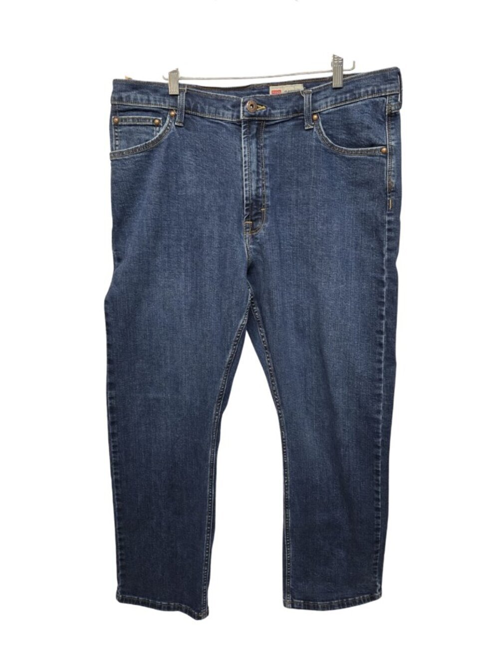 Wrangler Relaxed Boot Jeans Mens 38x29 Bootcut Denim Workwear Western